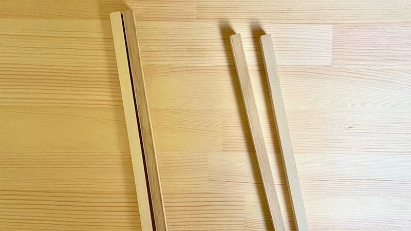 補強する木材