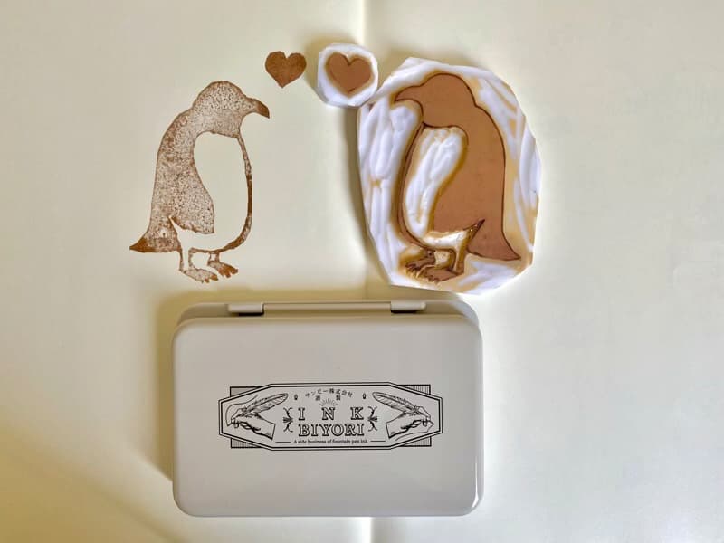 万年筆インクのスタンプの感じ　レビュー