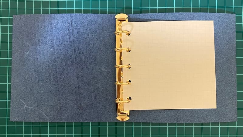 手帳を作る　完成　中身