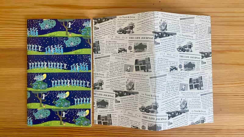 マスキングテープ　ノートの表紙に貼る方法