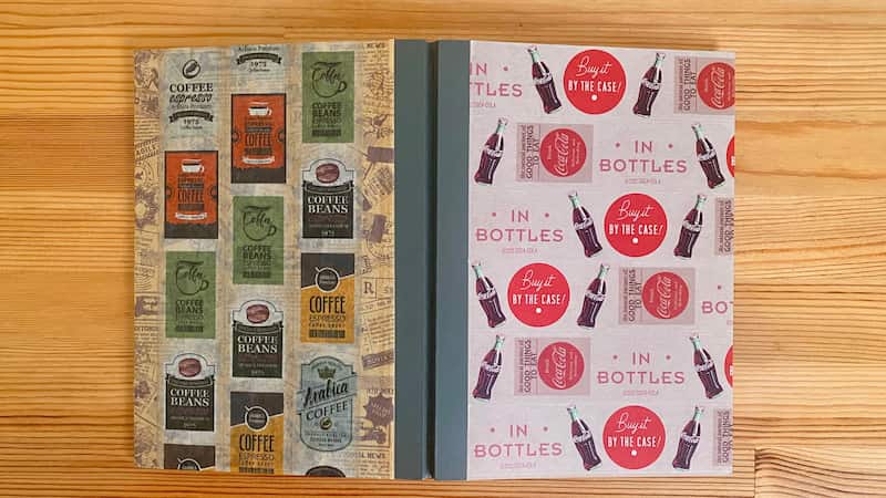 マステでノートの表紙のリメイク　ブログ