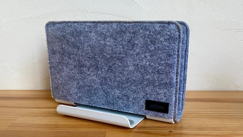 ソニックフェルトカバー付きスタンド　ユートリムタブレットスタンド　レビュー