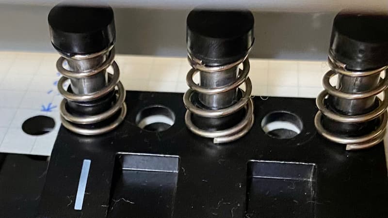 2回目の穴あけ位置　3穴用リフィルの作り方